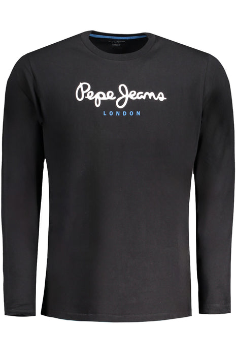 Pepe Jeans Mens Long-Sleeved T-Shirt Black