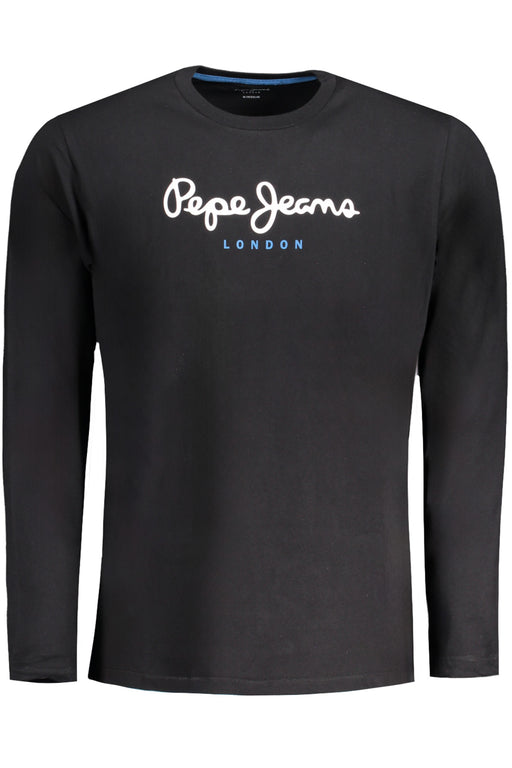 Pepe Jeans Mens Long-Sleeved T-Shirt Black