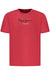 Pepe Jeans Mens Short-Sleeved T-Shirt, Red