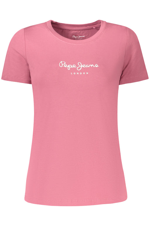 Pepe Jeans Womens Pink Long-Sleeve T-Shirt