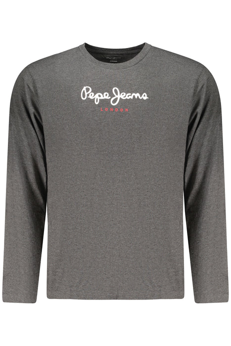 Pepe Jeans Mens Long-Sleeved T-Shirt, Grey