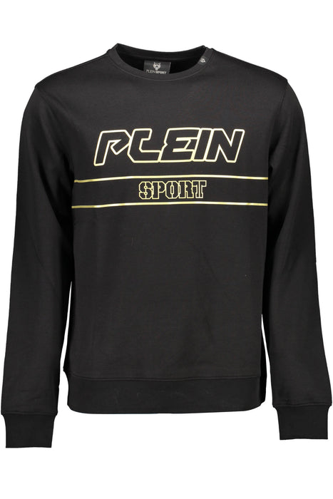 Plein Sport Mens Black Zip-Up Sweatshirt