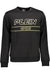 Plein Sport Mens Black Zip-Up Sweatshirt