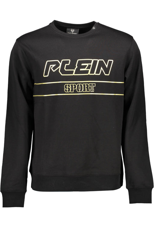 Plein Sport Mens Black Zip-Up Sweatshirt
