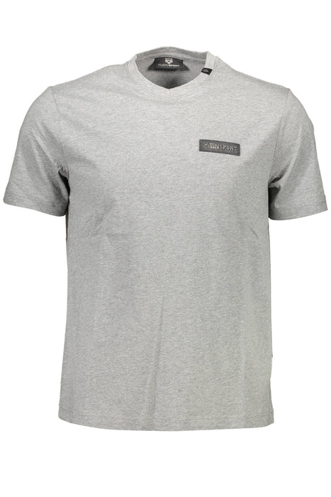 Plein Sport Mens Short Sleeve T-Shirt Gray