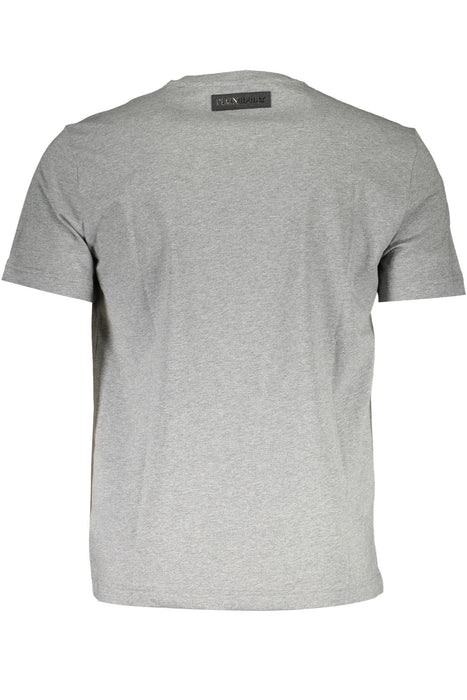 Plein Sport Mens Short Sleeve T-Shirt Gray