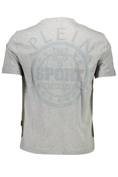 Plein Sport Mens Short Sleeve T-Shirt Gray