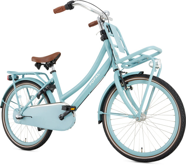 Daily Dutch Basic+ 22 Inch 35 cm Girls 3SP Coaster Brake Matte blue,