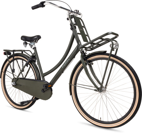 Daily Dutch Basic+ 28 Inch 47 cm Women 3SP Coaster Brake Army Green,