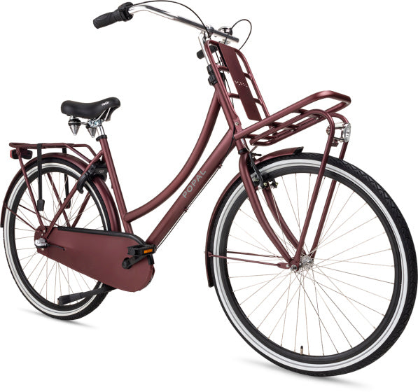 Daily Dutch Basic+ 28 Inch 59 cm Women 3SP Coaster Brake Red Brown,