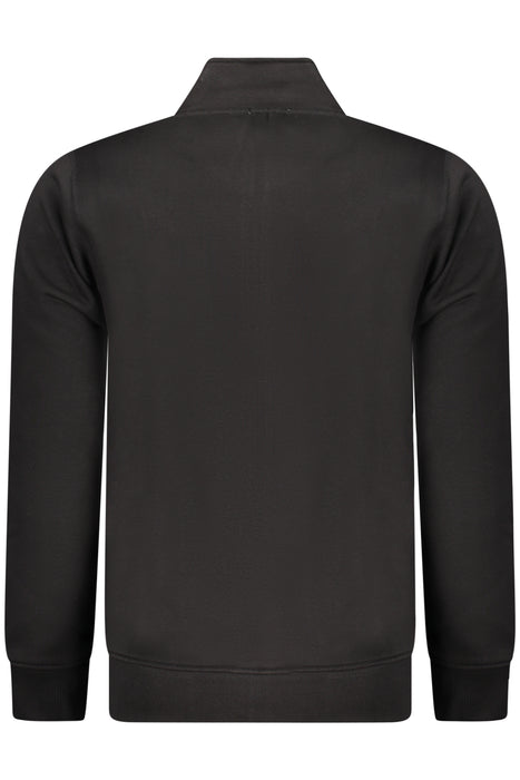 Rifle Mens Black Zip-Up Sweatshirt