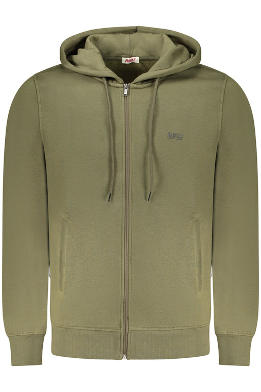 Rifle Mens Zip-Up Sweatshirt Green