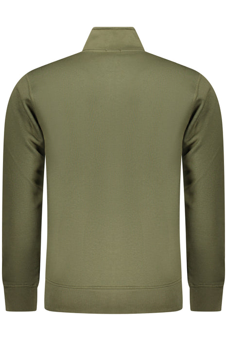 Rifle Mens Zip-Up Sweatshirt Green