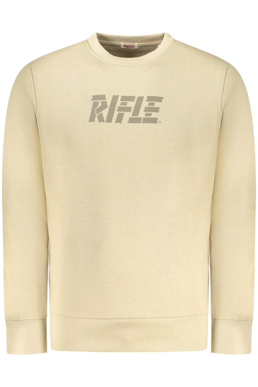 Rifle Mens Zip-Up Sweatshirt Beige