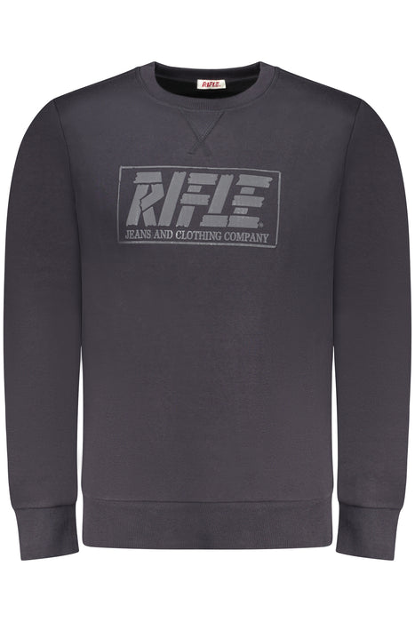 Rifle Mens Zip-Up Sweatshirt Blue