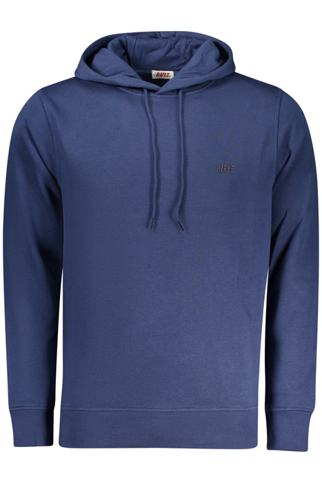 Rifle Mens Zip-Up Sweatshirt Blue