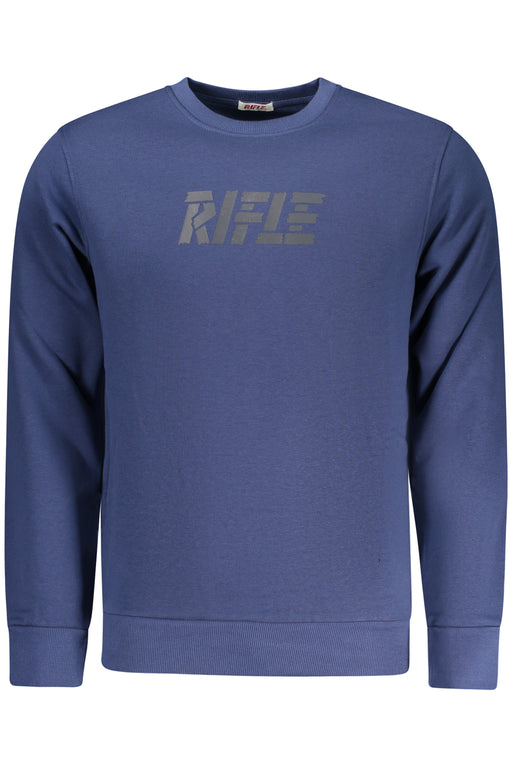 Rifle Mens Zip-Up Sweatshirt Blue