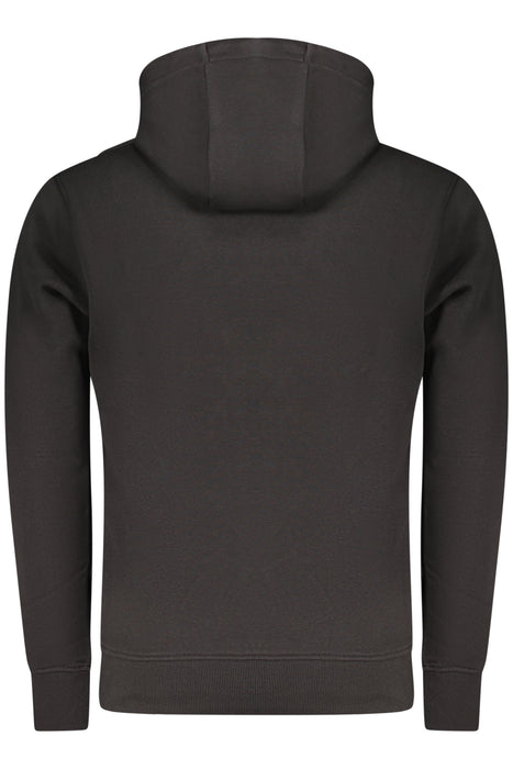 Rifle Mens Black Zip-Up Sweatshirt