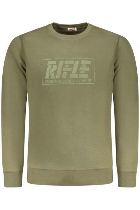 Rifle Mens Zip-Up Sweatshirt Green