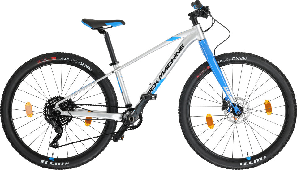 Thunder 27 Inch XS Junior 9SP Hydraulic Disc Brake Silver/Blue, Online σε Προσφορά Outlet Καταστήματος με μεγάλη έκπτωση και στην καλύτερη τιμή