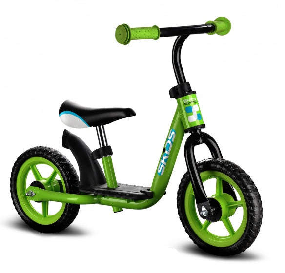 Loopfiets met 2 wielen 10 Inch Junior Green/Black,