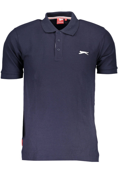 Slazenger Short Sleeve Polo Shirt Man Blue