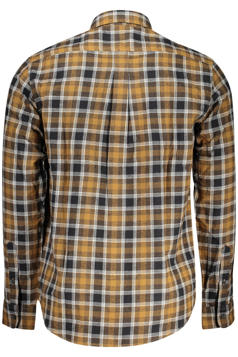 Timberland Mens Long Sleeve Shirt Brown