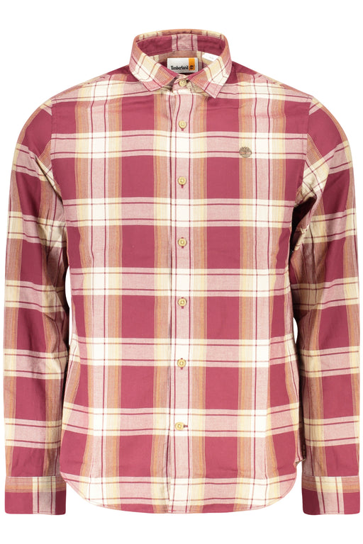 Timberland Mens Long-Sleeved Shirt, Red
