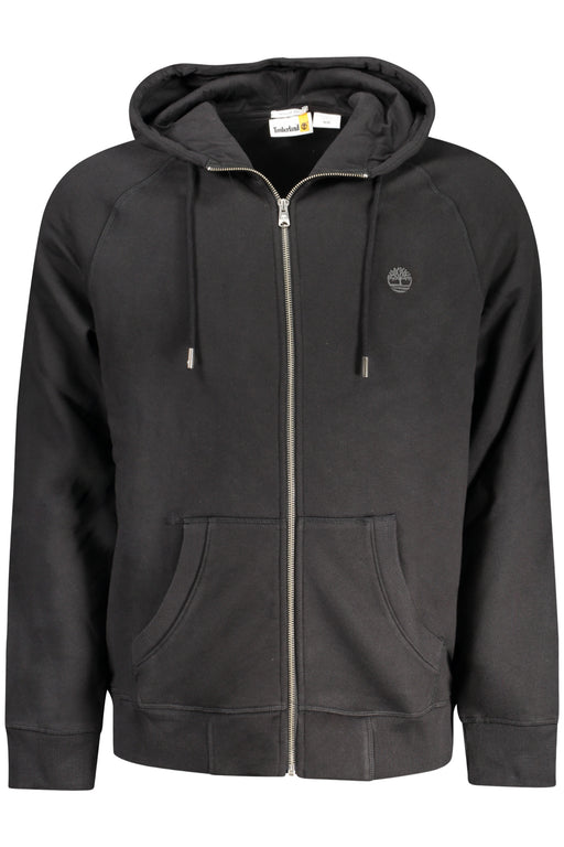Timberland Mens Black Zip-Up Sweatshirt
