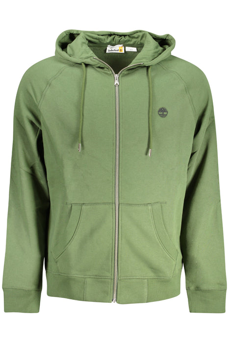 Timberland Mens Zip-Up Sweatshirt Green