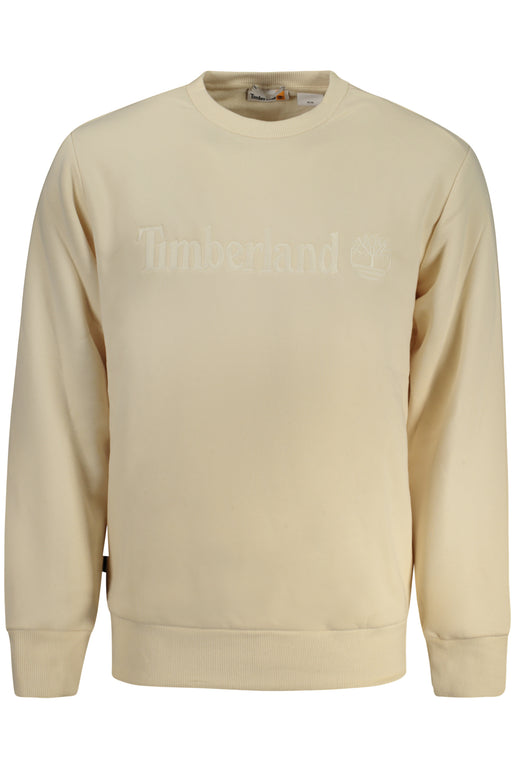 Timberland Mens Zip-Up Sweatshirt Beige