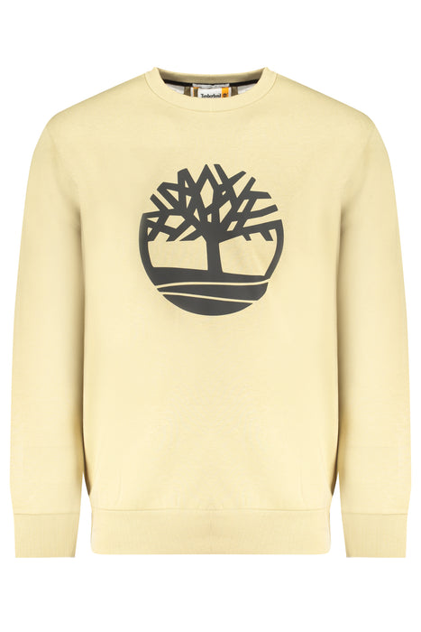 Timberland Mens Zip-Up Sweatshirt Beige