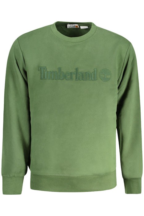 Timberland Mens Zip-Up Sweatshirt Green