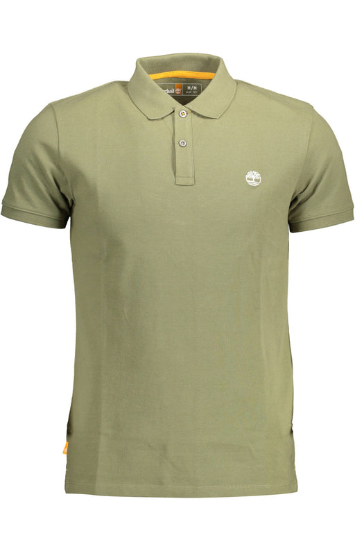 Timberland Mens Green Short-Sleeved Polo Shirt
