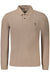 Timberland Mens Long-Sleeve Polo Shirt, Brown