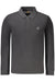 Timberland Mens Long-Sleeve Polo Shirt Black