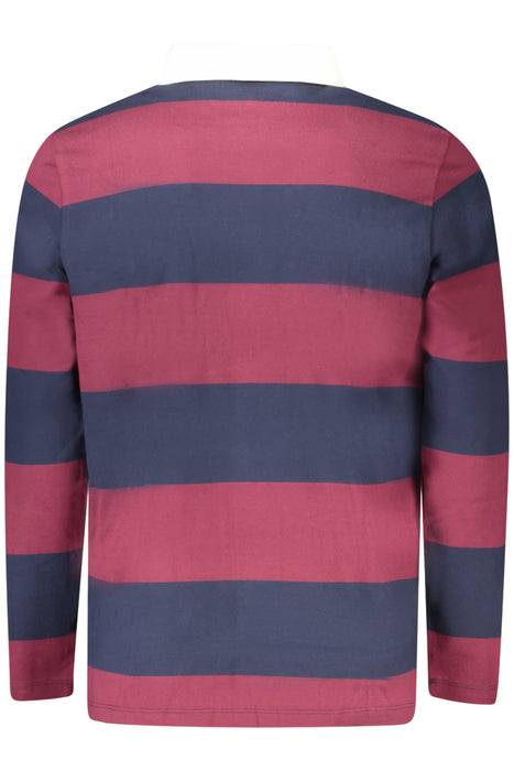 Timberland Mens Long-Sleeve Polo Shirt, Red