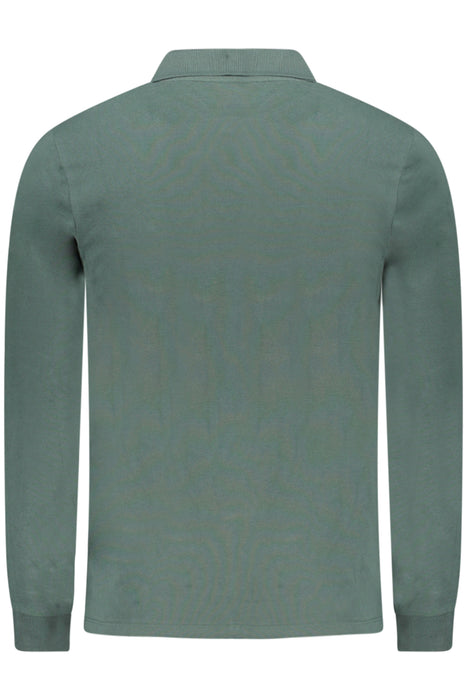 Timberland Mens Long-Sleeve Polo Shirt, Green