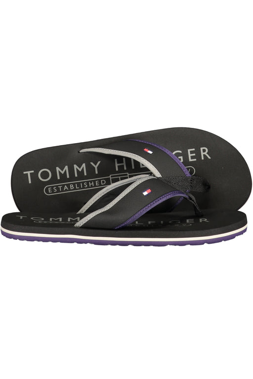 Tommy Hilfiger Mens Black Slipper Footwear