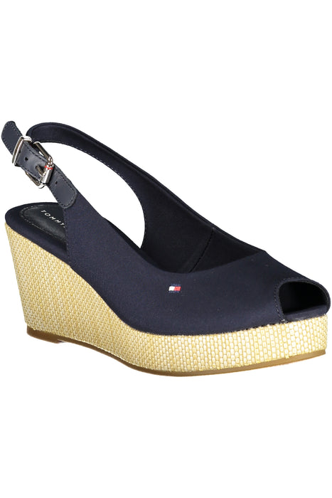 Tommy Hilfiger Womens Blue Sandal Shoes