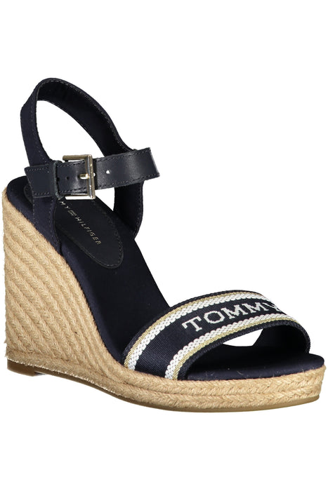Tommy Hilfiger Womens Blue Sandal Shoes