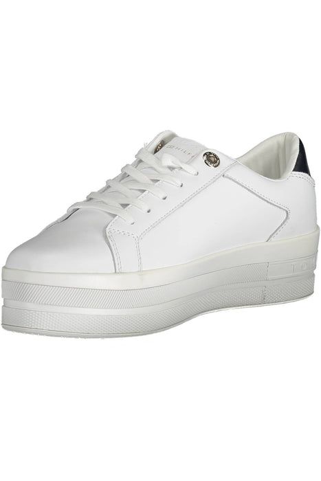 Tommy Hilfiger Womens White Sports Shoes