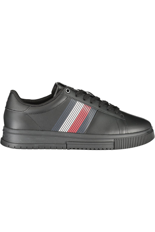 Tommy Hilfiger Black Mens Sports Shoes