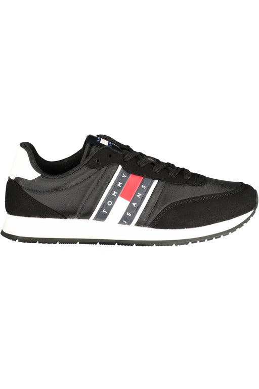 Tommy Hilfiger Mens Black Sports Shoes