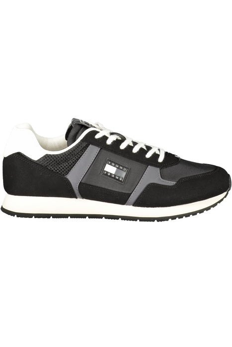 Tommy Hilfiger Mens Black Sports Shoes