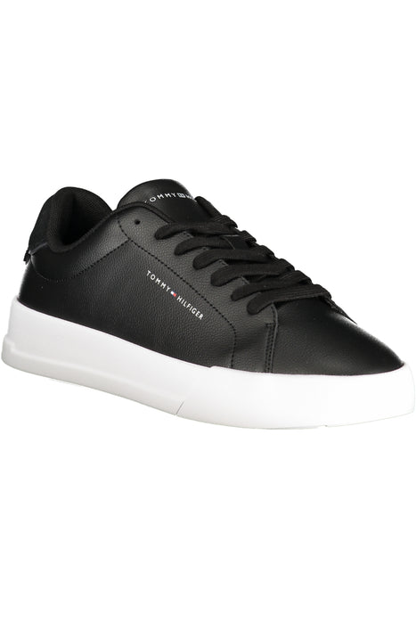 Tommy Hilfiger Mens Black Sports Shoes