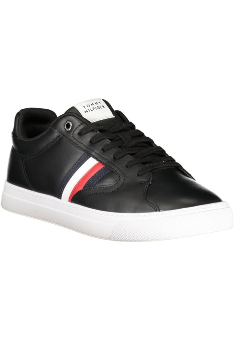 Tommy Hilfiger Mens Black Sports Shoes