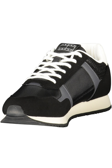 Tommy Hilfiger Mens Black Sports Shoes