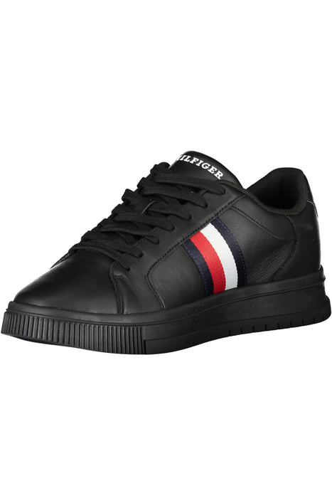 Tommy Hilfiger Black Mens Sports Shoes