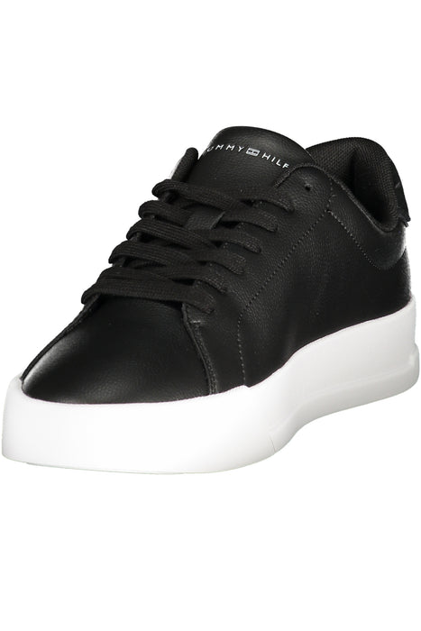 Tommy Hilfiger Mens Black Sports Shoes